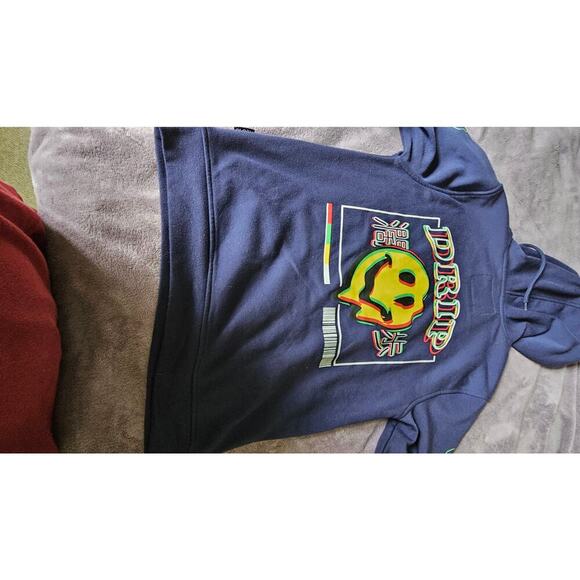 Brooklyn Cloth Mfg‎ Drip All Day navy hoody, men's size Small - Picture 10 of 10